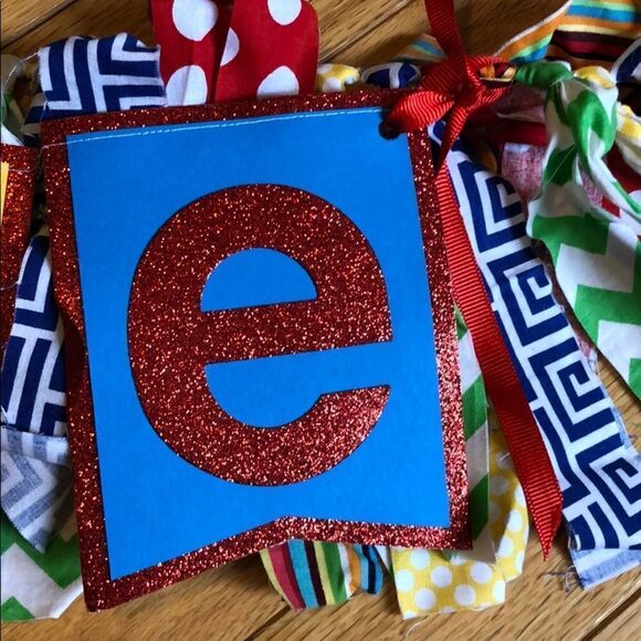 ☝🏼 First birthday “One” banner for high chair ❤️ - Picture 5 of 5